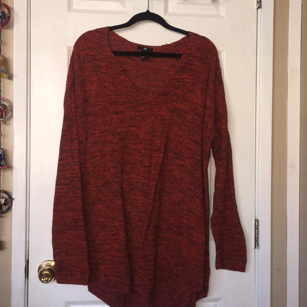 Orange Knit Sweater